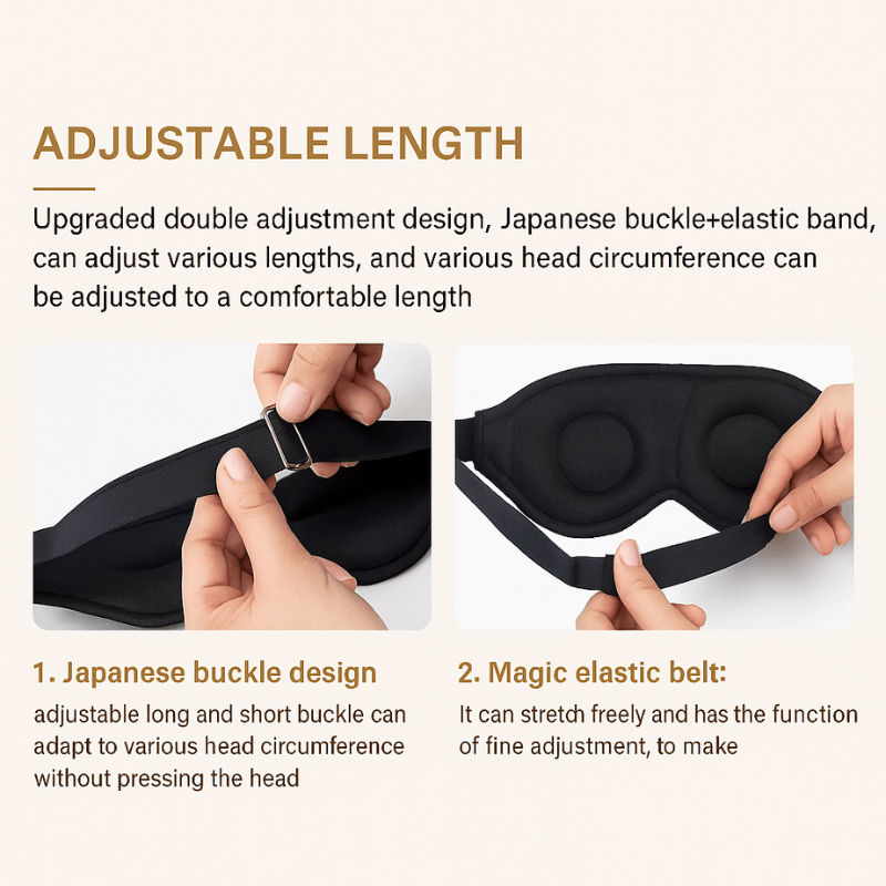HushPaws™ 3D Sleep Mask