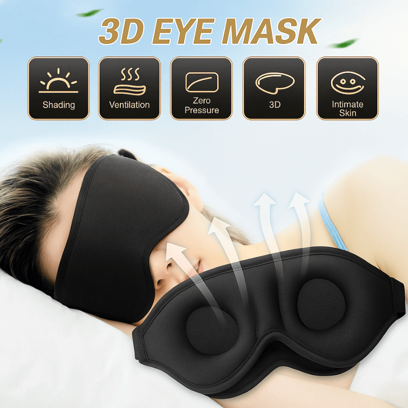 HushPaws™ 3D Sleep Mask