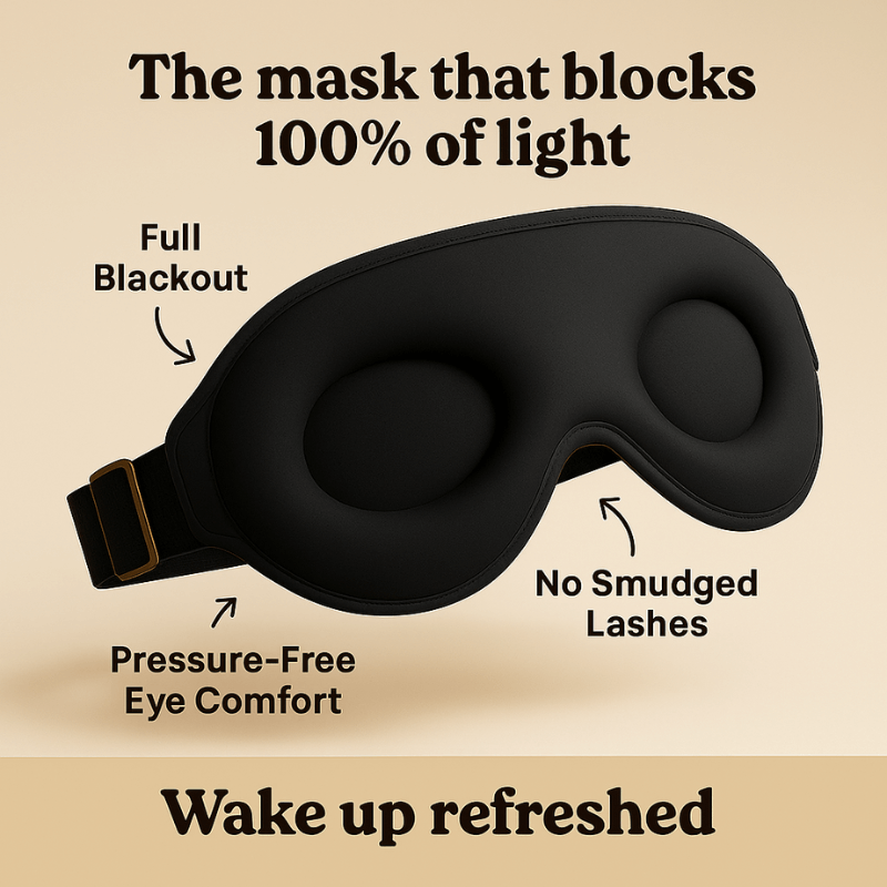HushPaws™ 3D Sleep Mask